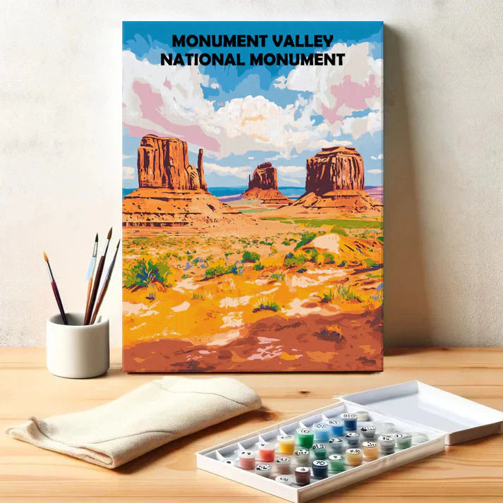 Monument Valley National Monument - Paint by Numbers Kit EasyArtJoy