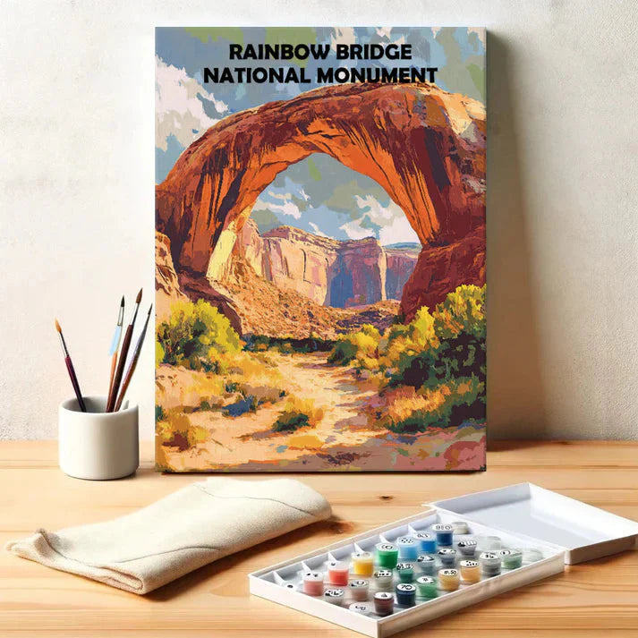 Rainbow Bridge National Monument - Paint by Numbers Kit EasyArtJoy