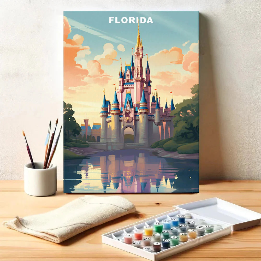 Florida U.S. State - Paint by Numbers Kit EasyArtJoy