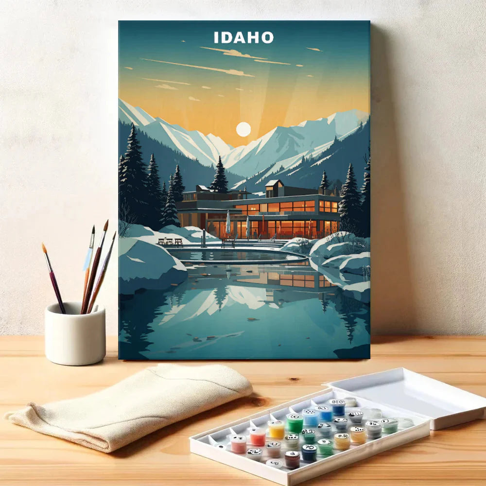 Idaho U.S. State - Paint by Numbers Kit EasyArtJoy