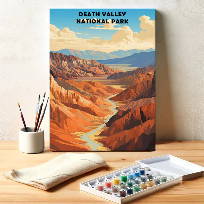 Death Valley National Park - Paint by Numbers Kit EasyArtJoy