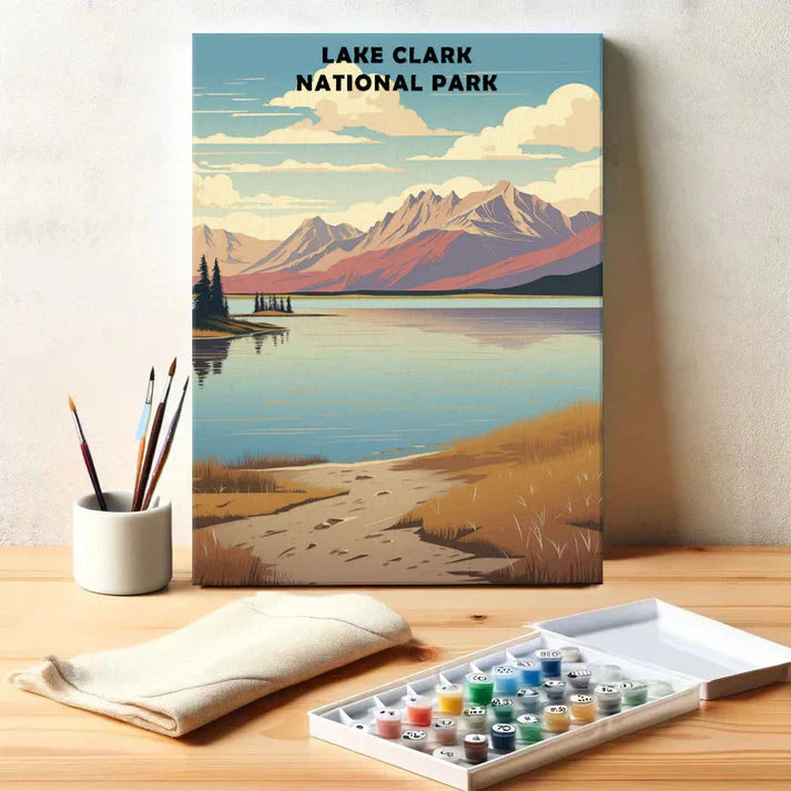 Lake Clark National Park - Paint by Numbers Kit EasyArtJoy