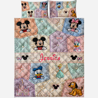 Magical World - Personalized Mouse Quilt Set | TT110229