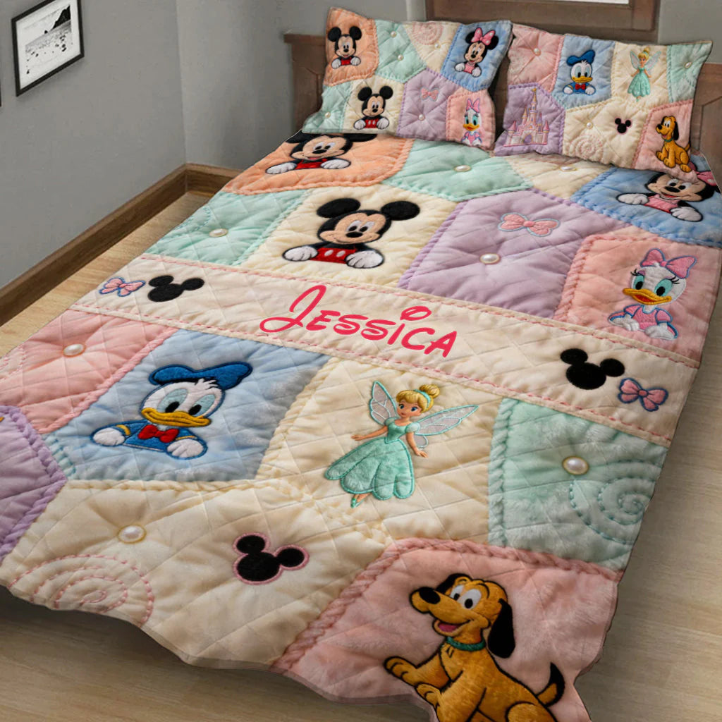 Magical World - Personalized Mouse Quilt Set | TT110229