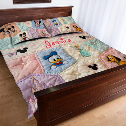 Magical World - Personalized Mouse Quilt Set | TT110229