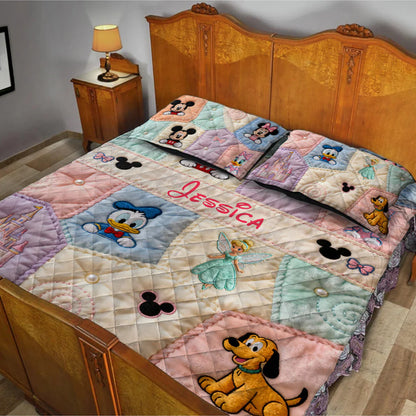 Magical World - Personalized Mouse Quilt Set | TT110229