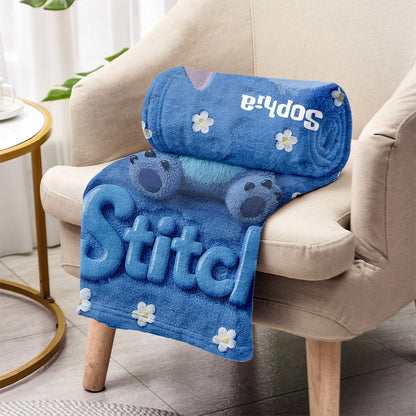 Fluffy Monster Effect - Personalized Ohana Blanket