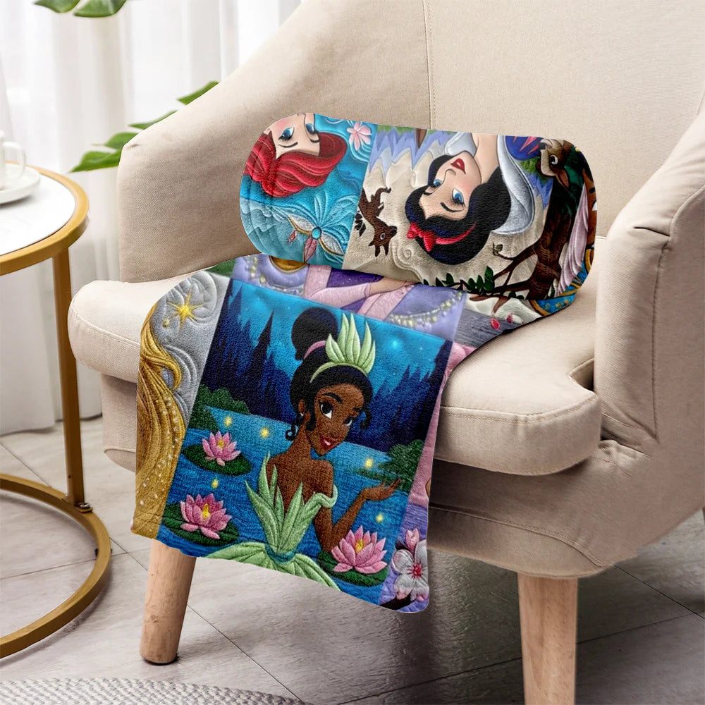 Beautiful Princesses - Personalized Mouse Blanket | TT110429