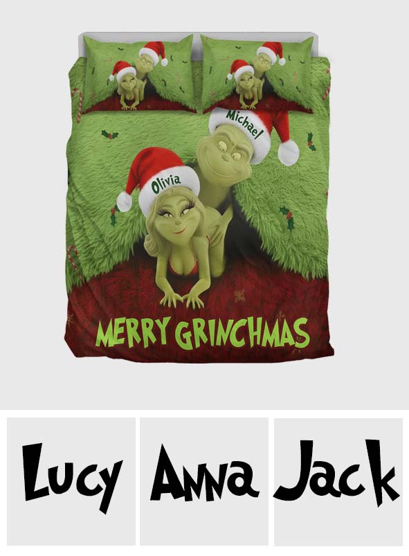 What I Love Doing Most This Grinchmas - Personalized Stole Christmas Blanket