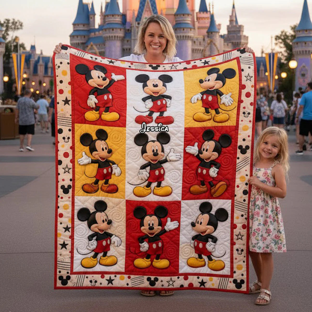 Just A Girl Who Loves Magic - Personalized Mouse Blanket | TT110329