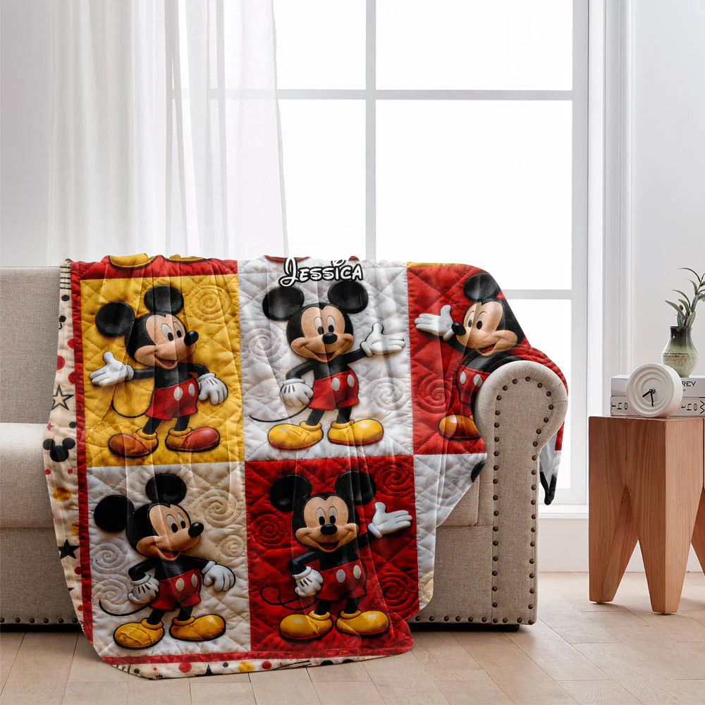 Just A Girl Who Loves Magic - Personalized Mouse Blanket | TT110329