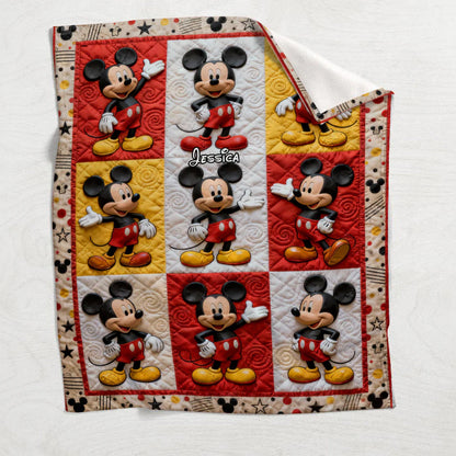 Just A Girl Who Loves Magic - Personalized Mouse Blanket | TT110329