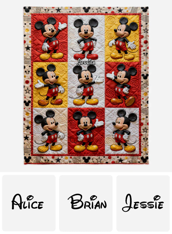 Just A Girl Who Loves Magic - Personalized Mouse Blanket | TT110329