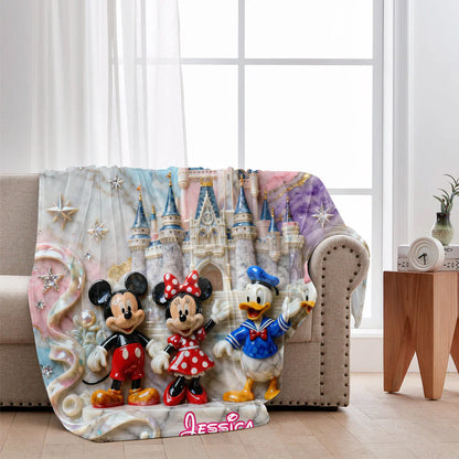 Magical Friends - Personalized Mouse Blanket | TT110529