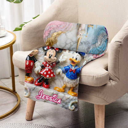 Magical Friends - Personalized Mouse Blanket | TT110529