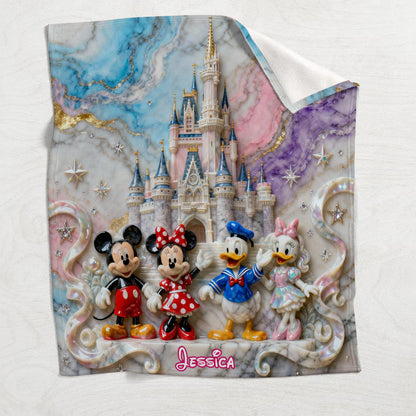 Magical Friends - Personalized Mouse Blanket | TT110529