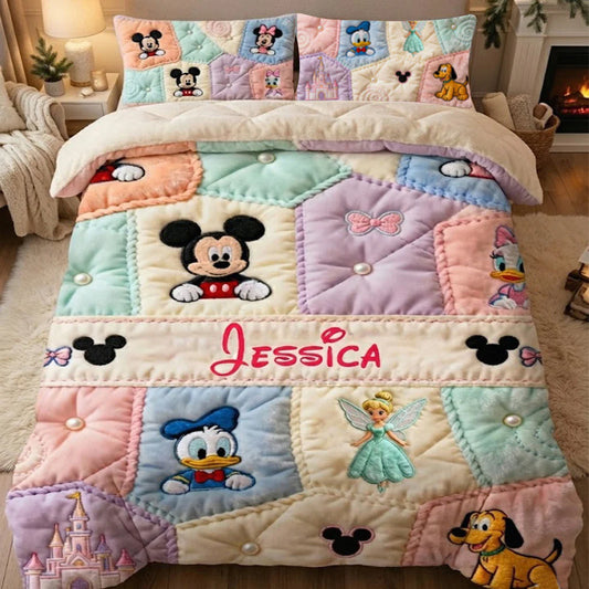 Magical World - Personalized Mouse Quilt Set | TT110229