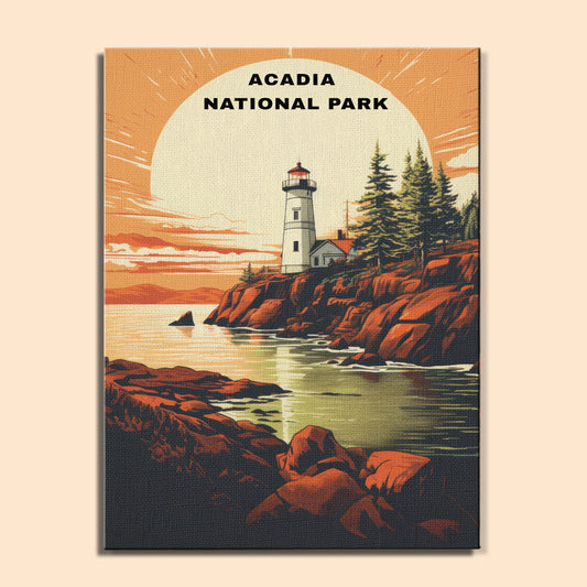 Acadia National Park | Paint by Numbers Kit EasyArtJoy