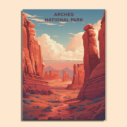 Arches National Park (Original Edition) | Paint by Numbers Kit EasyArtJoy