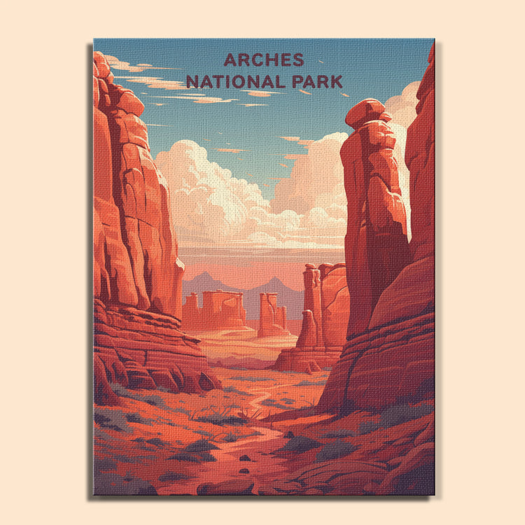 Arches National Park (Original Edition) | Paint by Numbers Kit EasyArtJoy