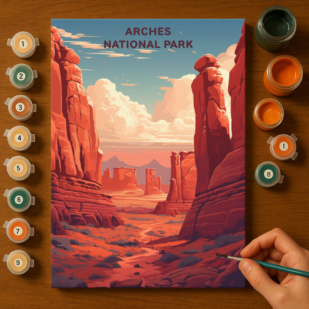 Arches National Park (Original Edition) | Paint by Numbers Kit EasyArtJoy