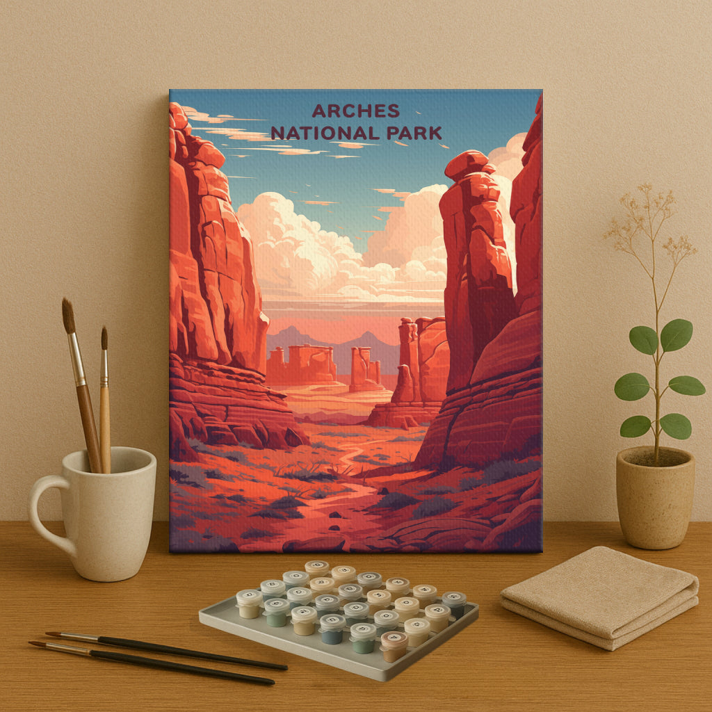 Arches National Park (Original Edition) | Paint by Numbers Kit EasyArtJoy