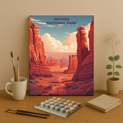 Arches National Park (Original Edition) | Paint by Numbers Kit EasyArtJoy