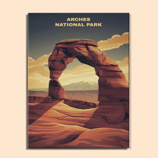 Arches National Park | Paint by Numbers Kit EasyArtJoy