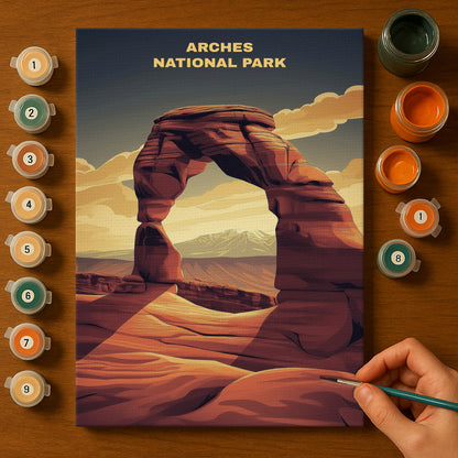 Arches National Park | Paint by Numbers Kit EasyArtJoy