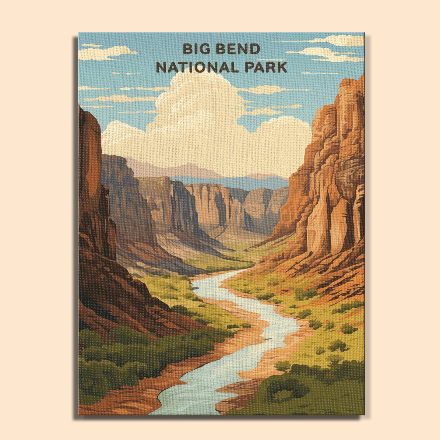 Big Bend National Park (Original Edition) | Paint by Numbers Kit EasyArtJoy