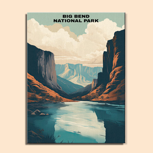 Big Bend National Park | Paint by Numbers Kit EasyArtJoy