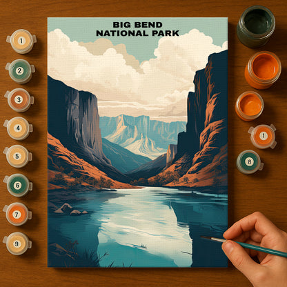 Big Bend National Park | Paint by Numbers Kit EasyArtJoy