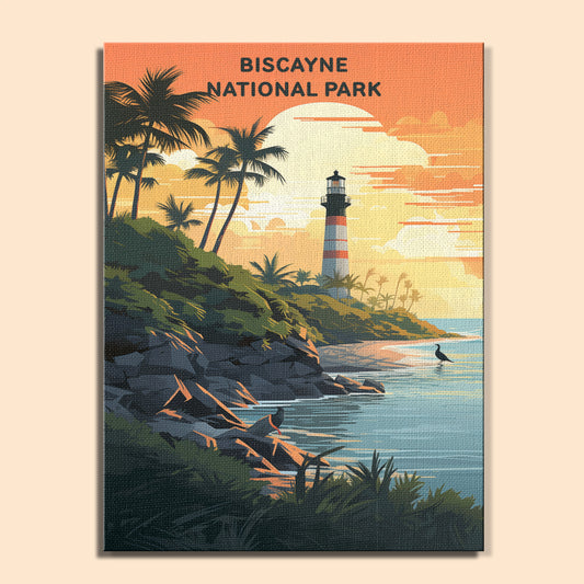 Biscayne National Park (Original Edition) | Paint by Numbers Kit EasyArtJoy