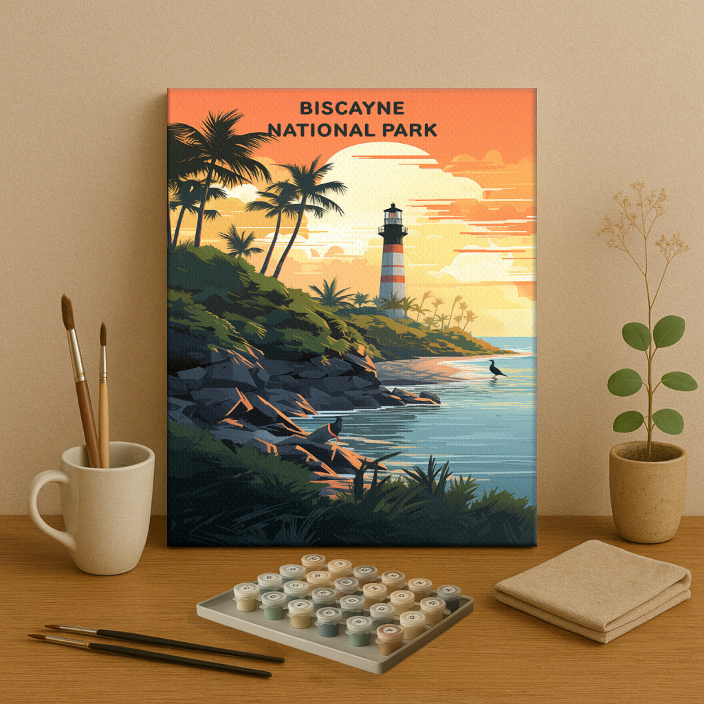 Biscayne National Park (Original Edition) | Paint by Numbers Kit EasyArtJoy