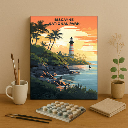 Biscayne National Park (Original Edition) | Paint by Numbers Kit EasyArtJoy