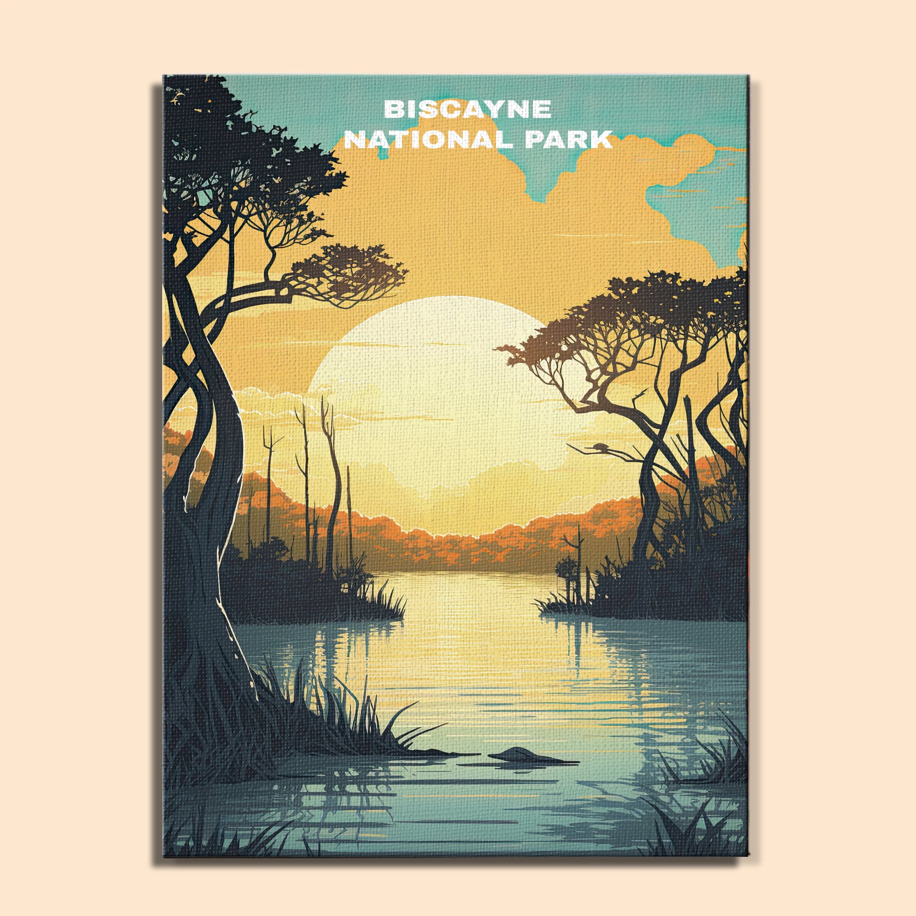 Biscayne National Park | Paint by Numbers Kit EasyArtJoy