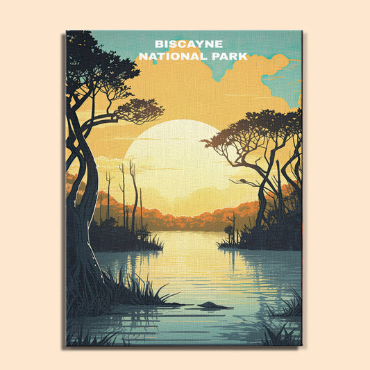 Biscayne National Park | Paint by Numbers Kit EasyArtJoy