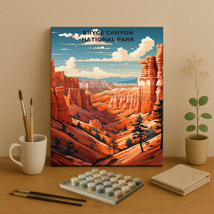 Bryce Canyon National Park (Original Edition) | Paint by Numbers Kit EasyArtJoy