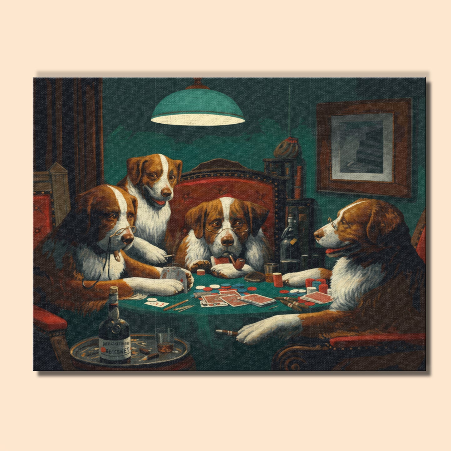 Canine Poker Night | Paint by Numbers Kit EasyArtJoy