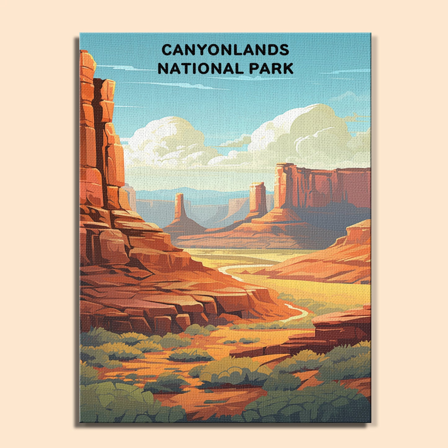 Canyonlands National Park (Original Edition) | Paint by Numbers Kit EasyArtJoy
