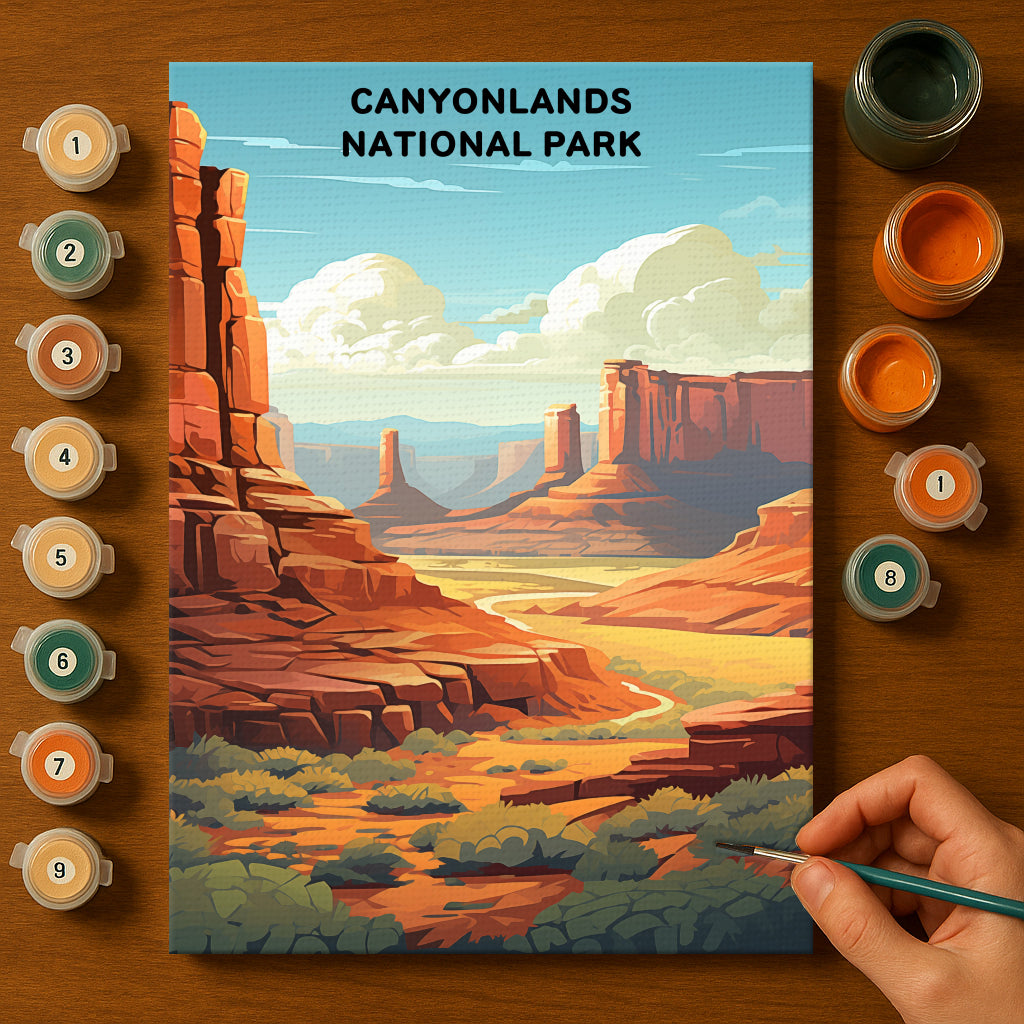 Canyonlands National Park (Original Edition) | Paint by Numbers Kit EasyArtJoy