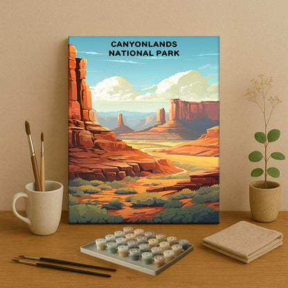 Canyonlands National Park (Original Edition) | Paint by Numbers Kit EasyArtJoy
