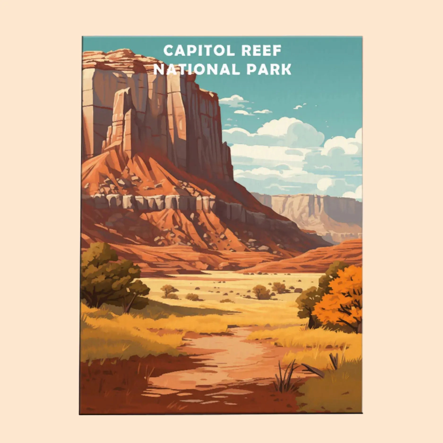 Capitol Reef National Park - Paint by Numbers Kit EasyArtJoy