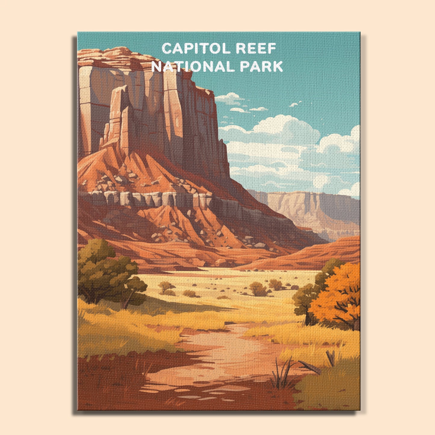 Capitol Reef National Park (Original Edition) | Paint by Numbers Kit EasyArtJoy