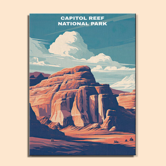 Capitol Reef National Park | Paint by Numbers Kit EasyArtJoy