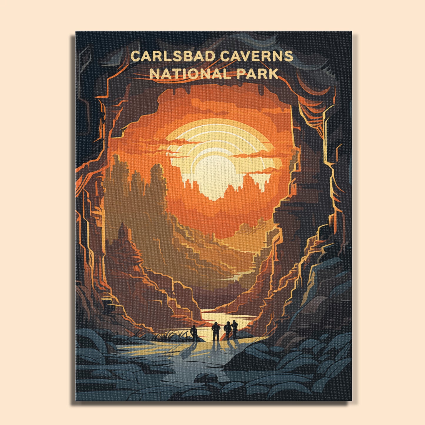 Carlsbad Caverns National Park (Original Edition) | Paint by Numbers Kit EasyArtJoy