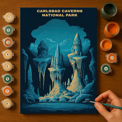 Carlsbad Caverns National Park | Paint by Numbers Kit EasyArtJoy
