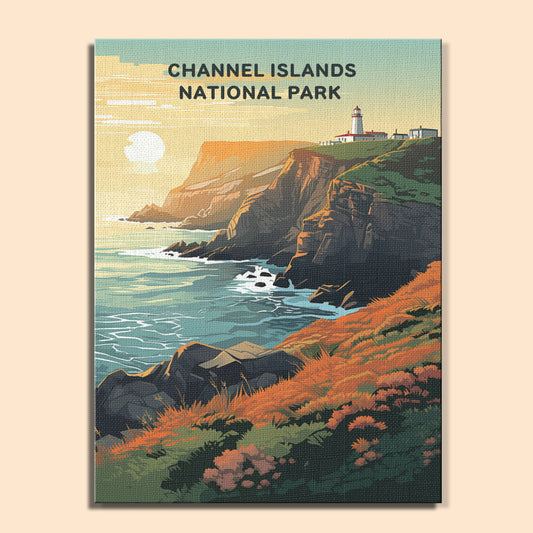 Channel Islands National Park (Original Edition) | Paint by Numbers Kit EasyArtJoy