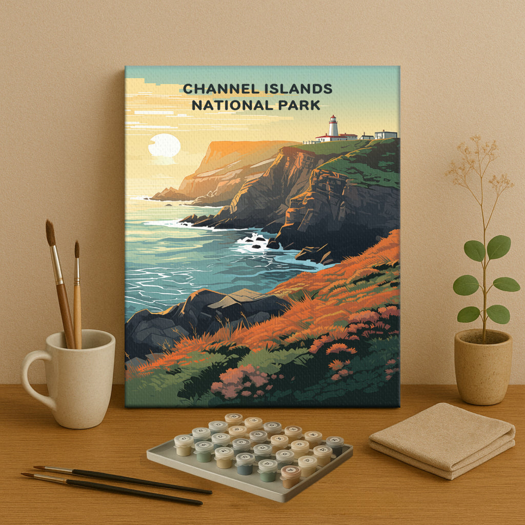Channel Islands National Park (Original Edition) | Paint by Numbers Kit EasyArtJoy