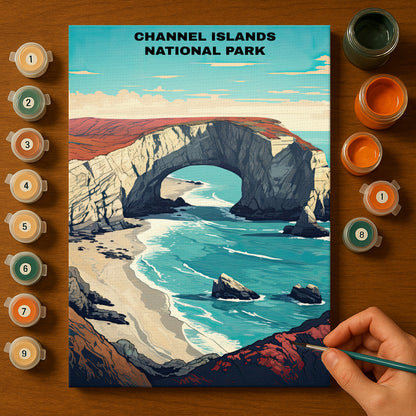 Channel Islands National Park | Paint by Numbers Kit EasyArtJoy